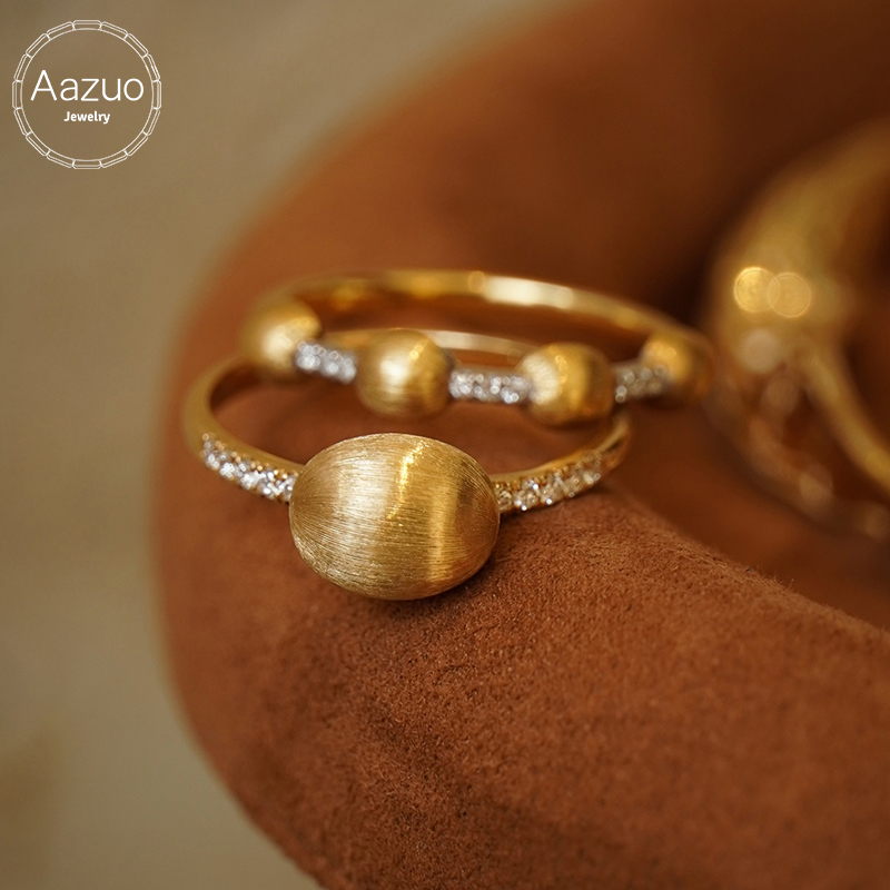 Vintage Fashion Rings - Aazuo Fashion Vintage-Schmuck, echtes 18 Karat