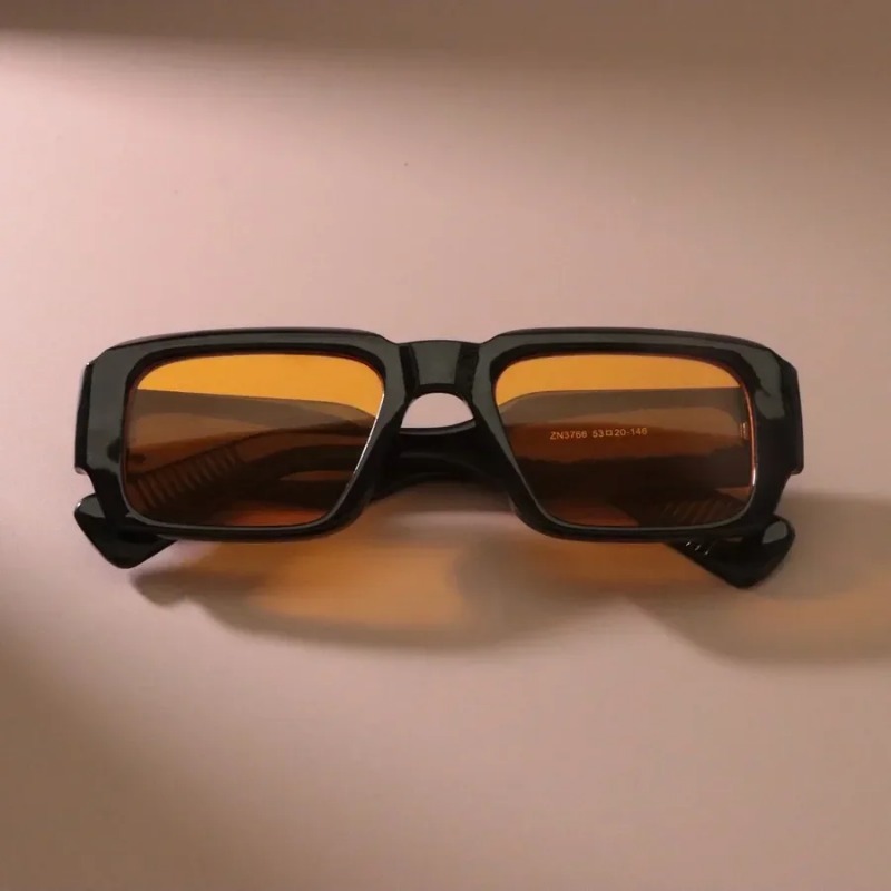 Vintage Fashion Glasses - Retro Quadratische Sonnenbrille für Damen und