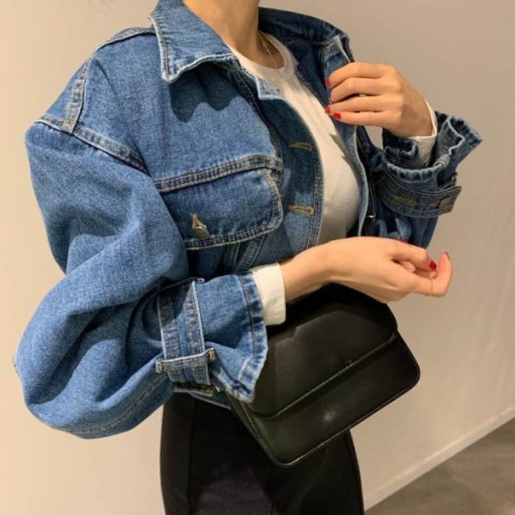 Patchwork Jean Jacket - Frühling Herbst Neue Ankunft Koreanischen Stil