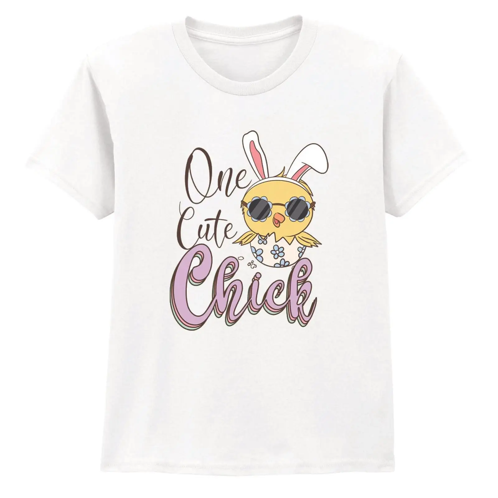 Vintage Ken Fashion - Ein süßes Küken Damen-T-Shirt, süße Tiere,