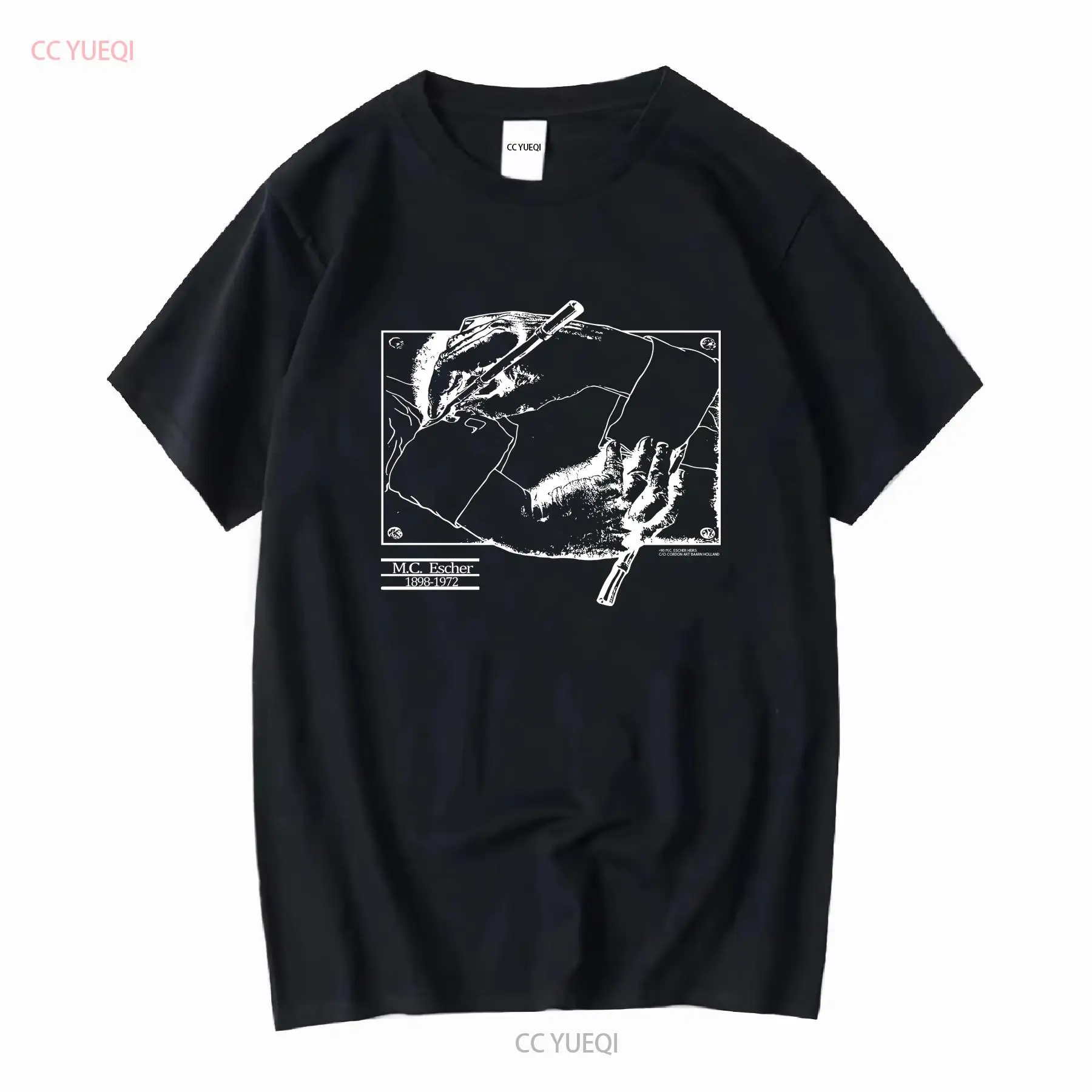 Vintage Fashion Sketches - Vintage 1990 MC Escher T-Shirt für