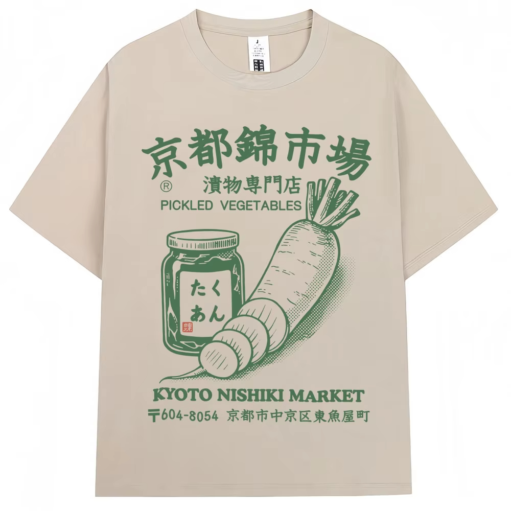 Vintage Fashion Kyoto - Japanischer Stil Kyoto Nishiki Market Print