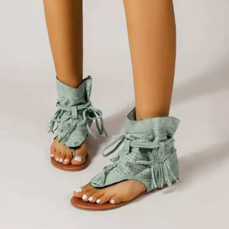 Vintage Fashion Luxury - Luxus-Sandalen 2026 Retro Gladiator Damen Zehensteg-Sandalen