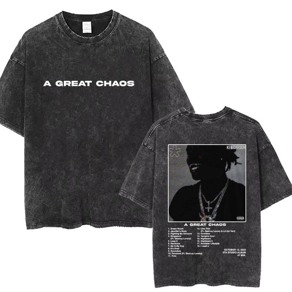 Vintage Ken Fashion - Gewaschene Vintage Rapper Ken Carson ein