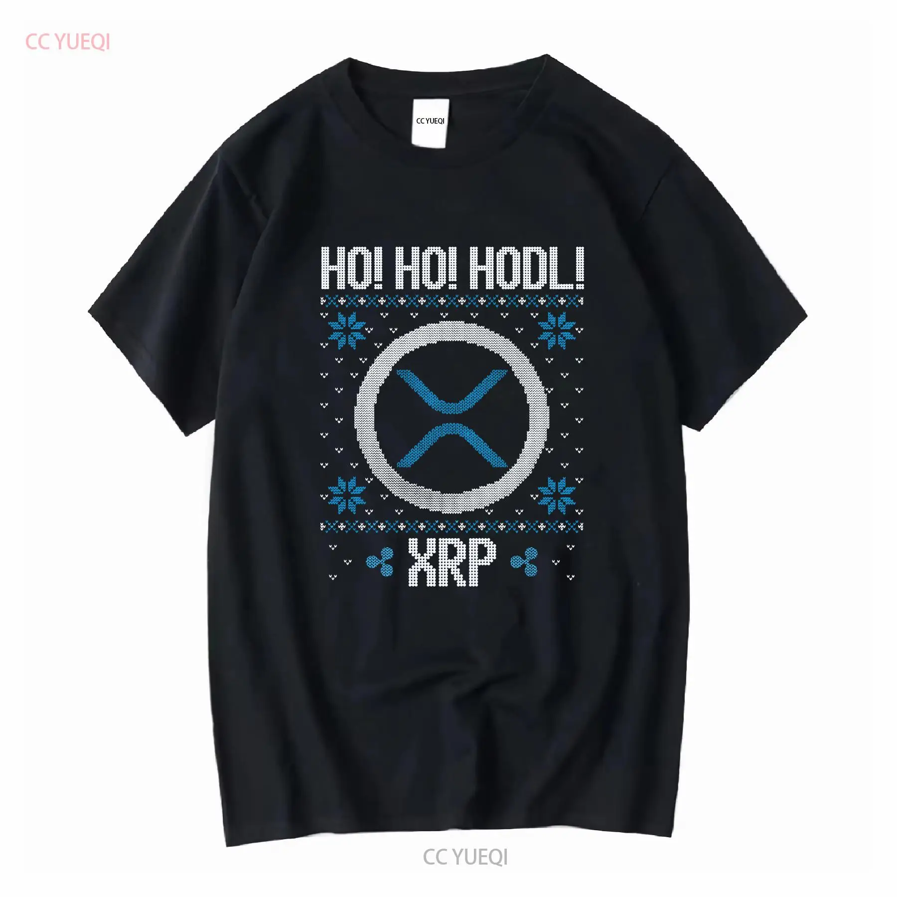 Vintage Fashion Patterns - XRP Weihnachts-T-Shirt Ho Hodl Lustiges hässliches
