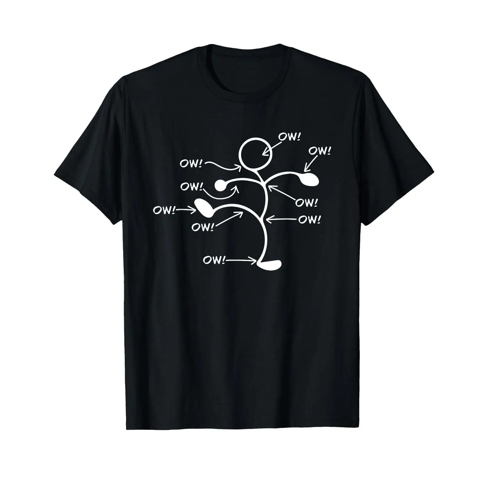 Vintage Fashion Sketches - Au Strichmännchen Lustiger Humor Skizzen-T-Shirt Vintage-Waschung