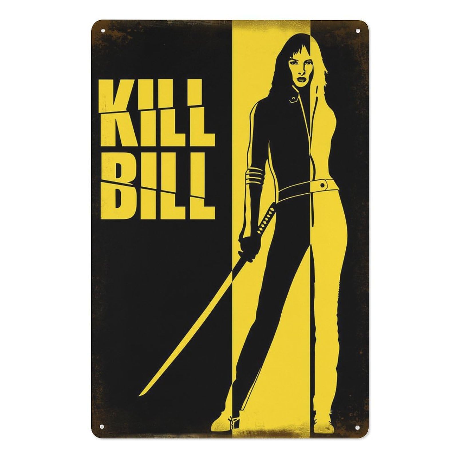 Vintage Fashion Posters - Kill Bill Filme Metall Zinn Zeichen
