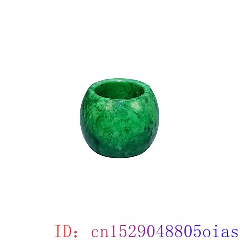 22mm grüne echte Jade Ringe fü – Vintage Fashion Rings Bewertung und Preis