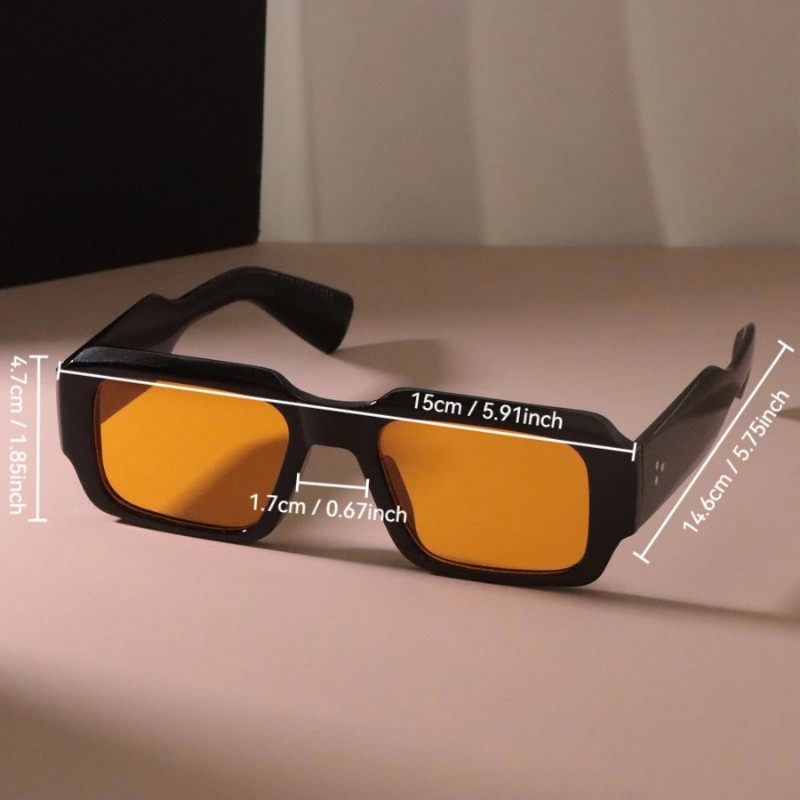Retro Quadratische Sonnenbrill – Vintage Fashion Glasses Bewertung und Preis