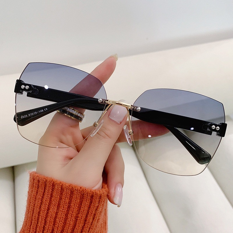 Vintage randlose Sonnenbrille  – Vintage Fashion Glasses Bewertung und Preis
