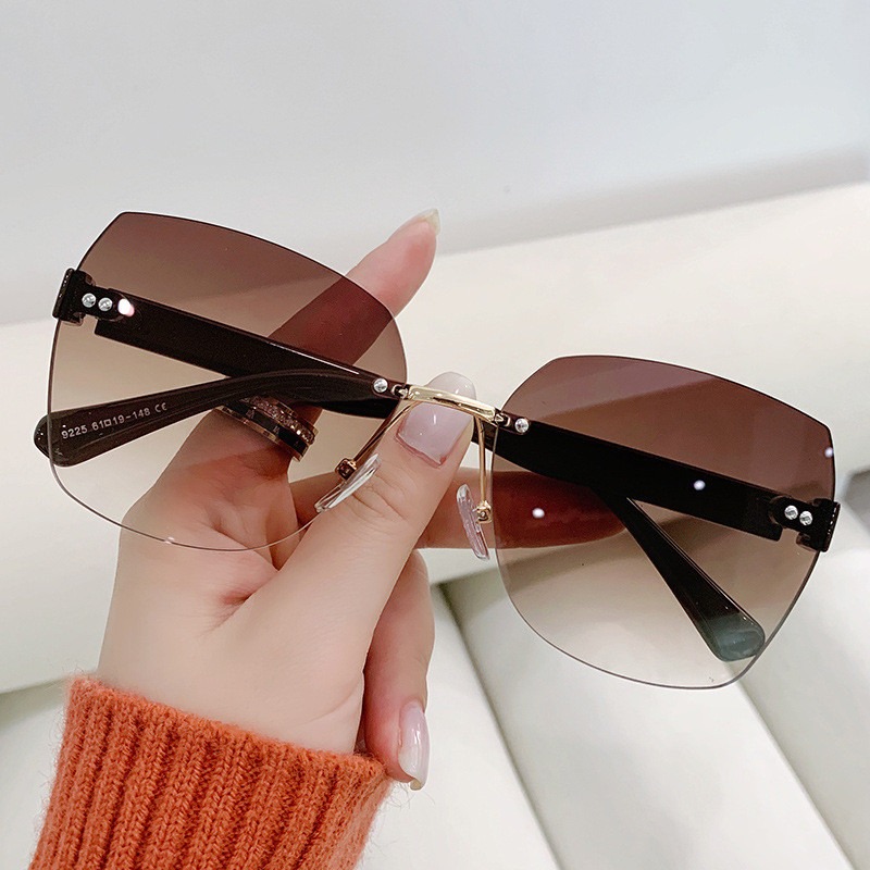 Vintage randlose Sonnenbrille  – Vintage Fashion Glasses Bewertung und Preis