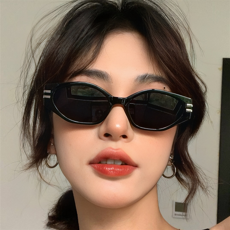 Neue kleine Y2K Cat-Eye-Sonnen – Vintage Fashion Glasses Bewertung und Preis