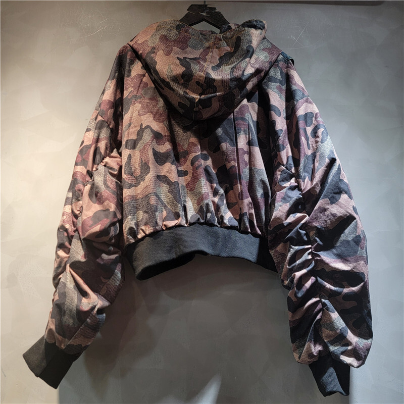 WTHT Trendy frauen Camouflage  – Patchwork Jean Jacket Bewertung und Preis