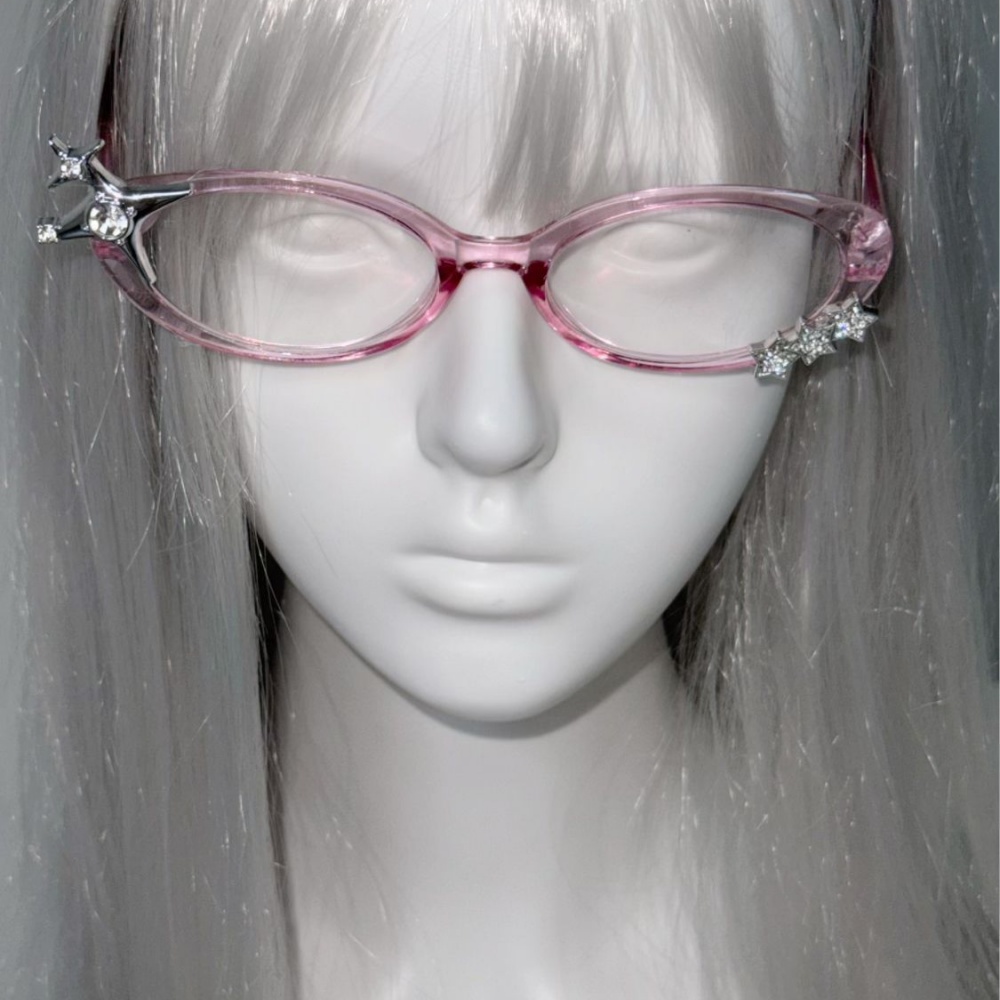 Y2K Stern-Strass-Katzenaugen-D – Vintage Fashion Glasses Bewertung und Preis