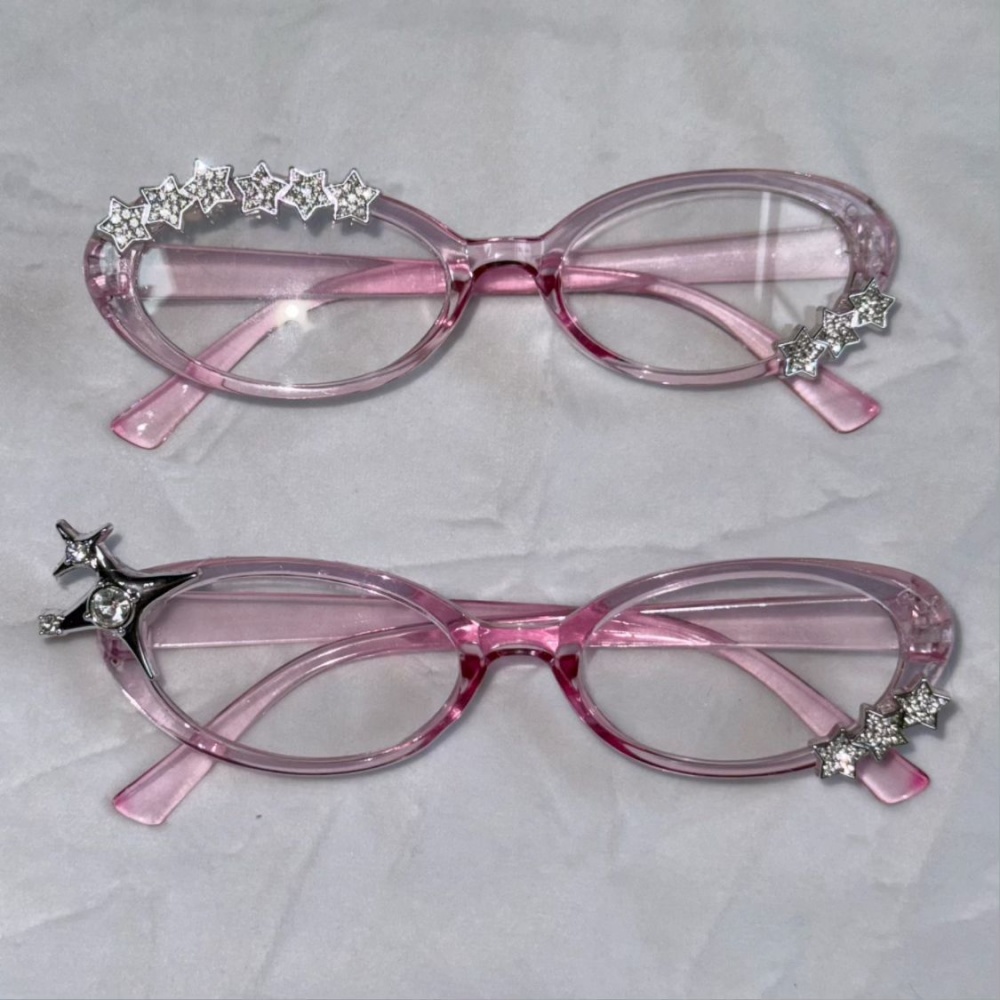 Y2K Stern-Strass-Katzenaugen-D – Vintage Fashion Glasses Bewertung und Preis