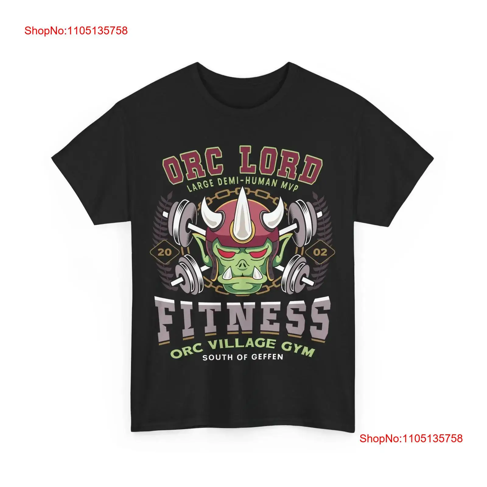 Geffen Orc Village Fitness T-S – Vintage Fashion Game Bewertung und Preis
