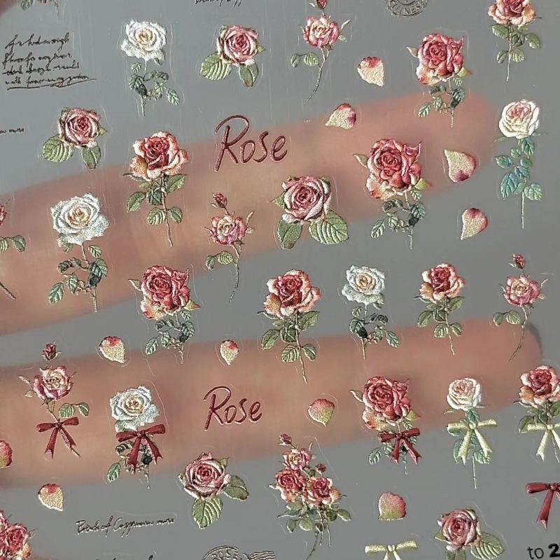 5 Stücke Ins Retro Rose Aufkle – Vintage Fashion Magazine Bewertung und Preis
