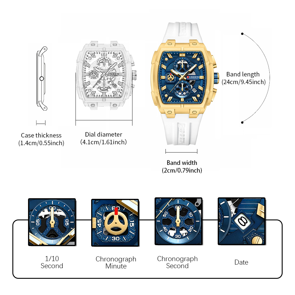 CURREN Luxus-Vintage-Uhr für H – Vintage Fashion Luxury Bewertung und Preis