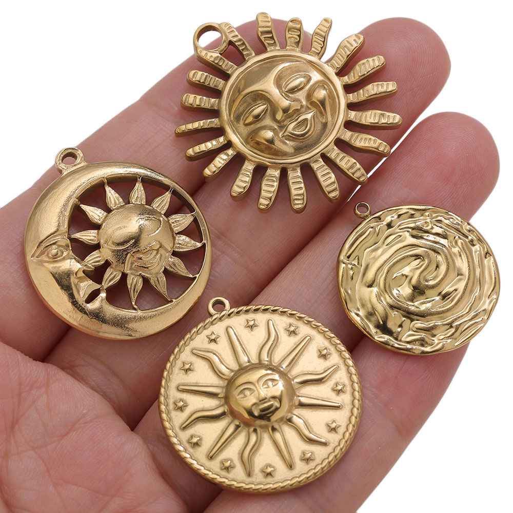 5 Stück PVD-Gold-Anhänger aus  – Vintage Fashion Nova Bewertung und Preis