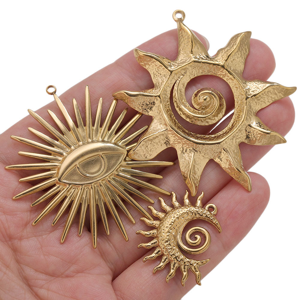 5 Stück PVD-Gold-Anhänger aus  – Vintage Fashion Nova Bewertung und Preis