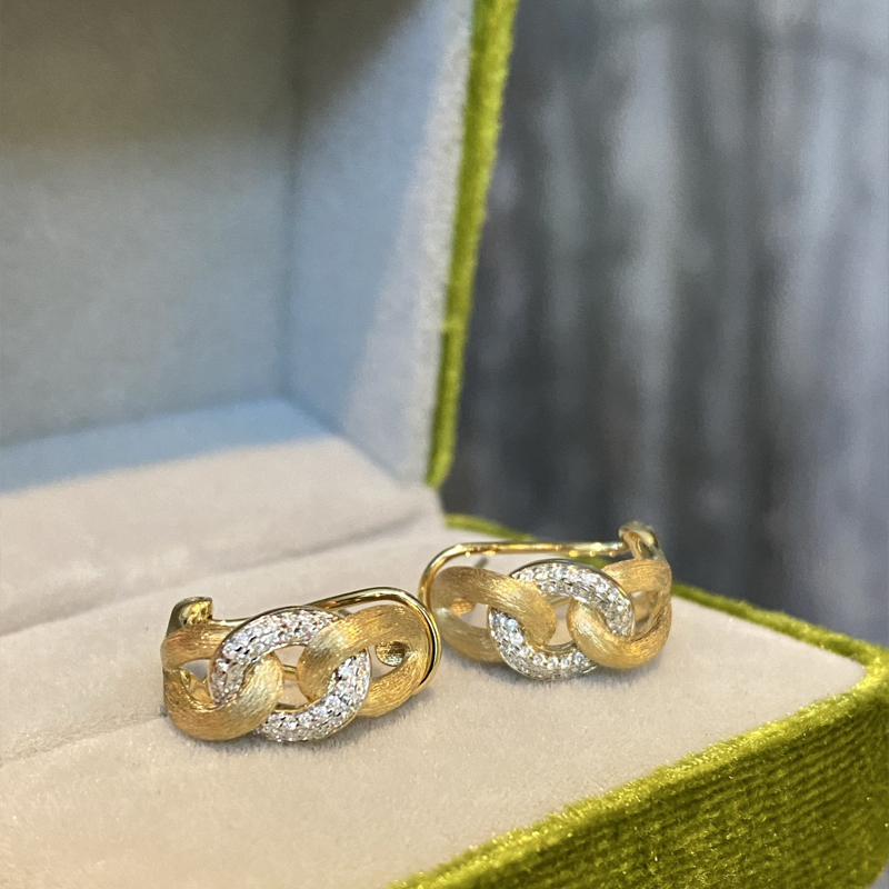 Aazuo 18K Gelbgold Echt-Diaman – Vintage Fashion Rings Bewertung und Preis