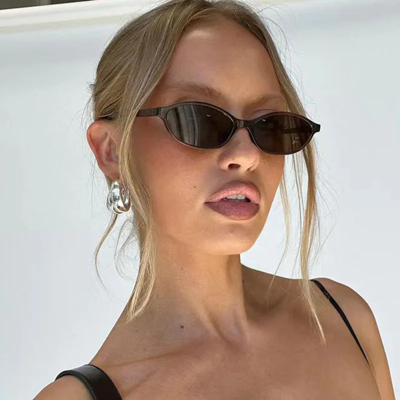 Retro-Sonnenbrille mit ovalem  – Vintage Fashion Glasses Bewertung und Preis