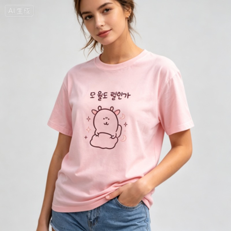 Damen Sommer T-Shirt im korean – Vintage Fashion Sketches Bewertung und Preis