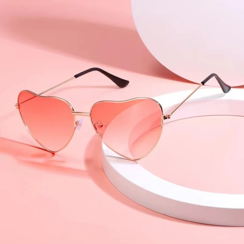 Modische herzförmige Metall-So – Vintage Fashion Glasses Bewertung und Preis