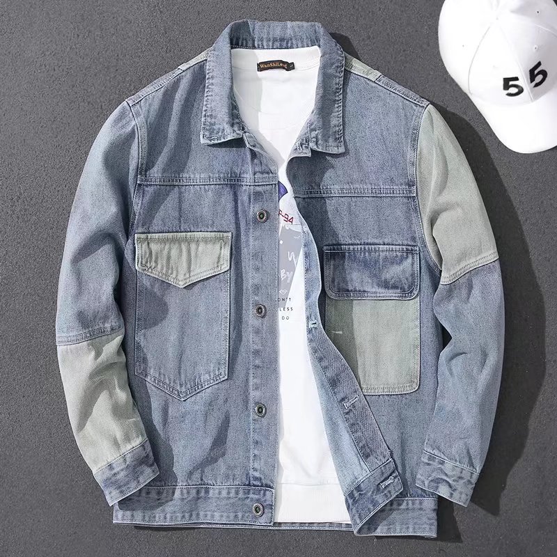 2026 Herren Casual Oversize Je – Patchwork Jean Jacket Bewertung und Preis