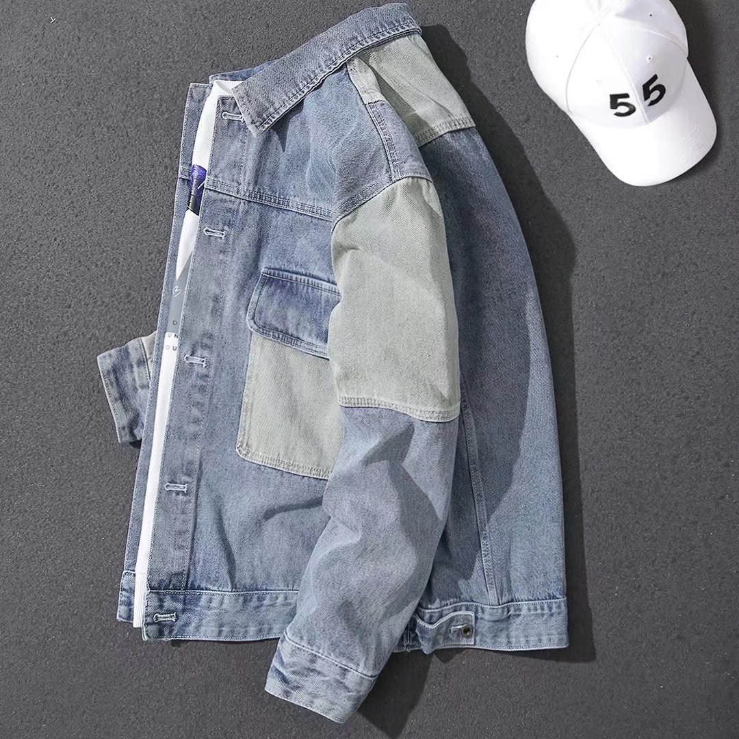 2026 Herren Casual Oversize Je – Patchwork Jean Jacket Bewertung und Preis