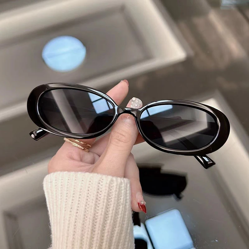 Neue Ovale Vintage-Sonnenbrill – Vintage Fashion Glasses Bewertung und Preis