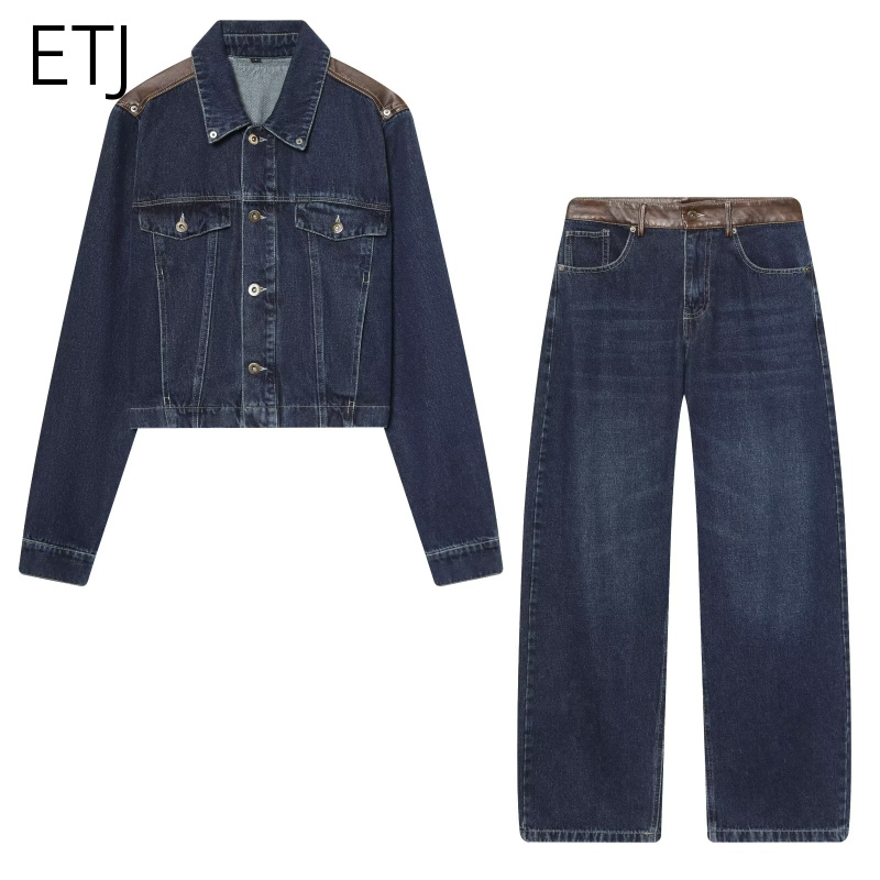 ETJ Damen Jeansjacke & Jeans S – Patchwork Jean Jacket Bewertung und Preis