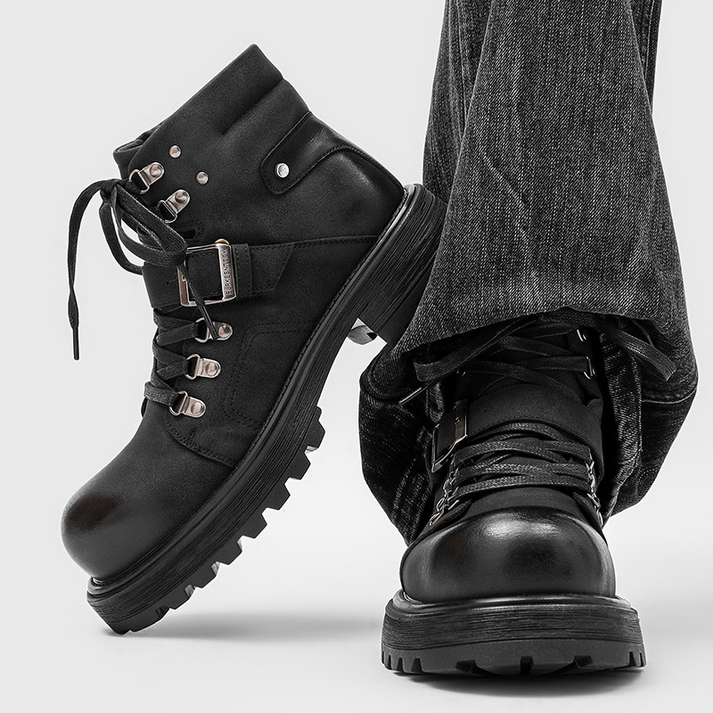 Marke Männer Leder Stiefel Mot – Vintage Fashion Luxury Bewertung und Preis