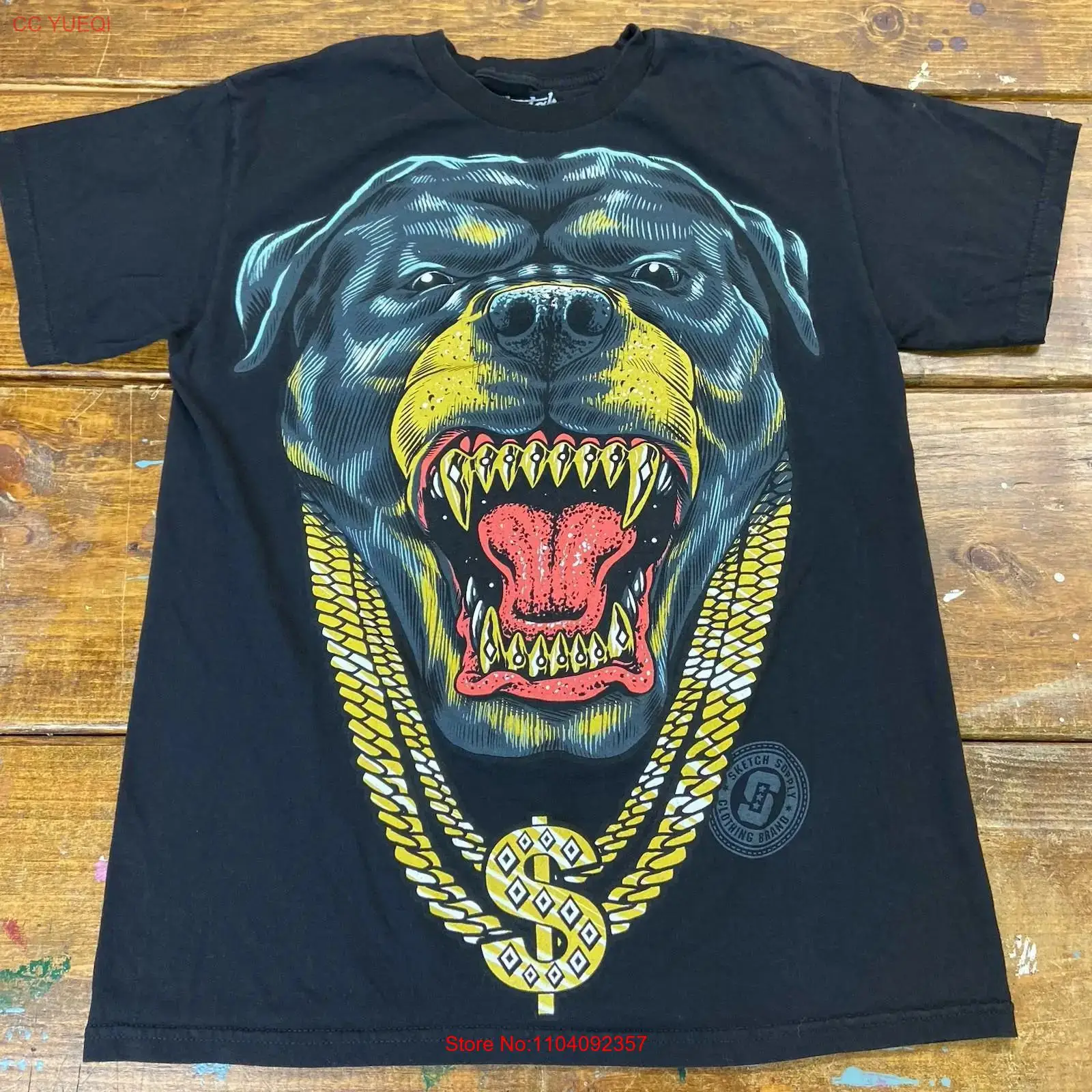 Y2K Rottweiler Dog Sketch Supp – Vintage Fashion Sketches Bewertung und Preis