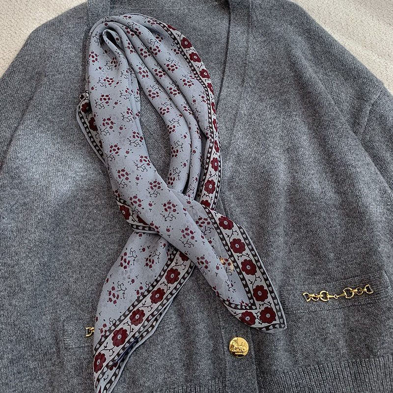 100% Seide Bandana Schal Halst – Vintage Fashion Rings Bewertung und Preis