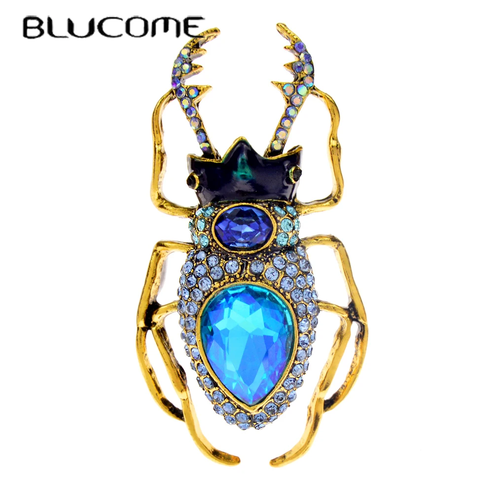 Blucome Blaue Kristallkäfer Br – Vintage Fashion Bug Bewertung und Preis