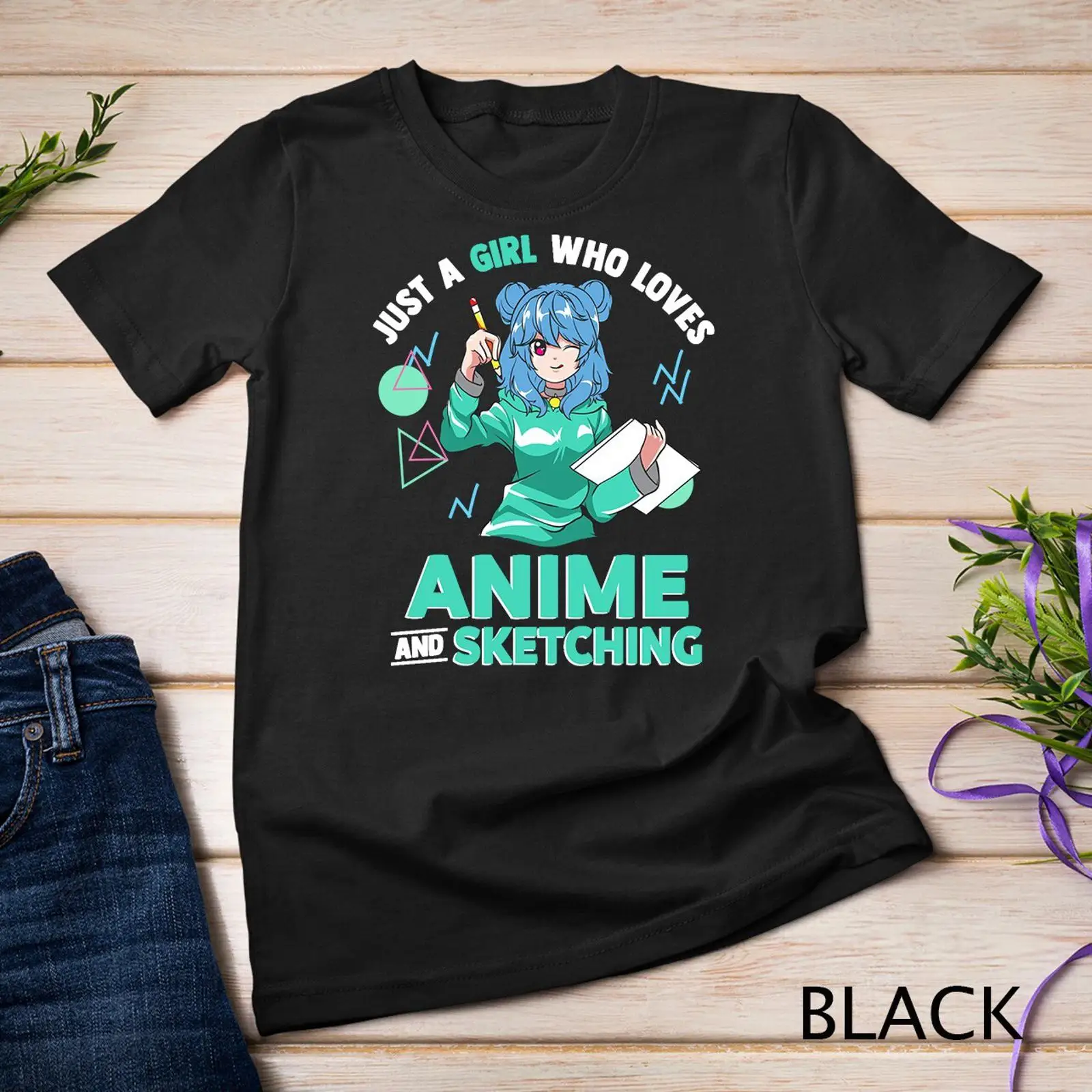 Just A Girl Who Loves Anime an – Vintage Fashion Sketches Bewertung und Preis