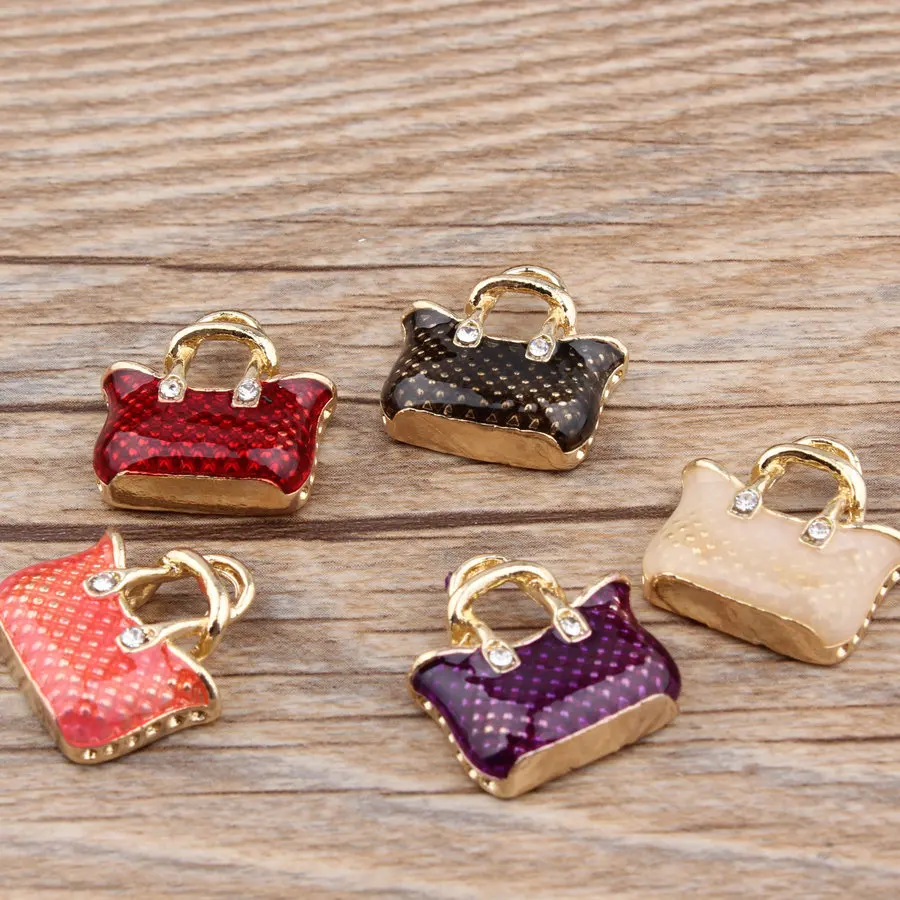 10 stücke DIY Metall Emaille V – Vintage Fashion Wholesale Bewertung und Preis