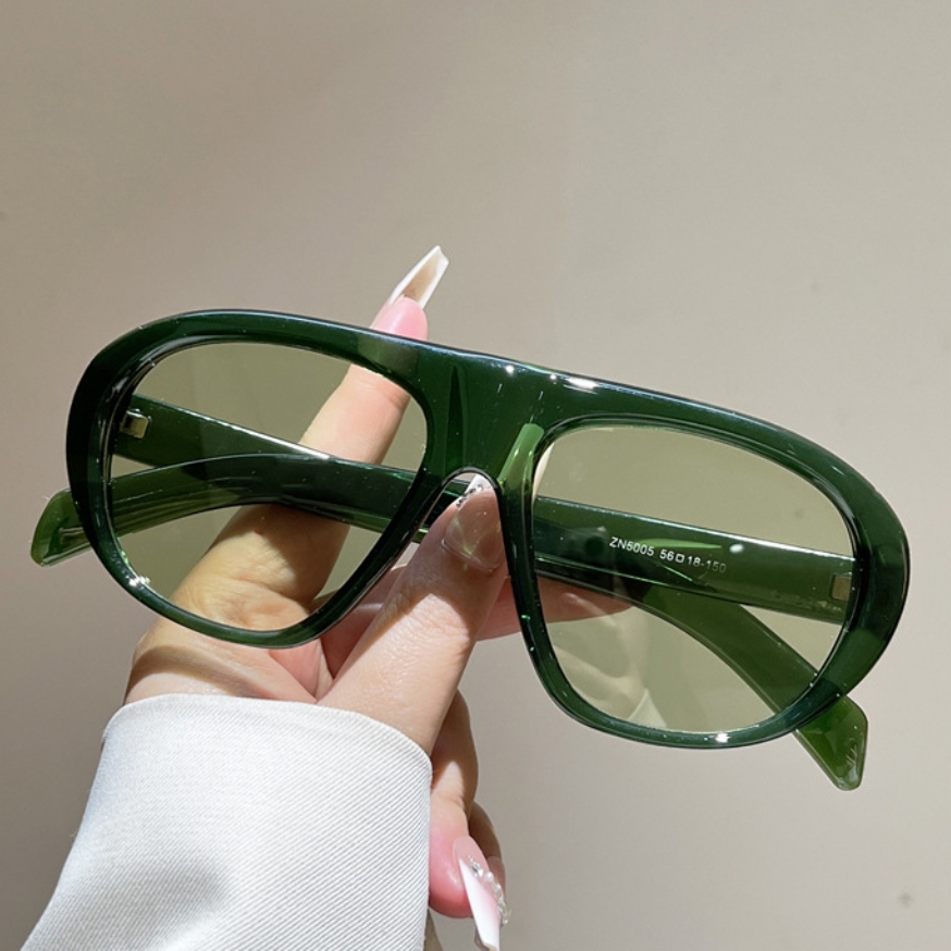 Neue Übergroße Piloten-Sonnenb – Vintage Fashion Luxury Bewertung und Preis