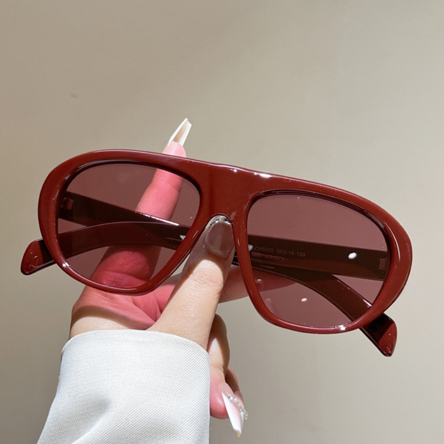 Neue Übergroße Piloten-Sonnenb – Vintage Fashion Luxury Bewertung und Preis
